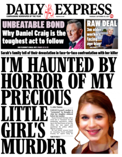 Daily Express – ‘Haunted by Sarah’s murder’