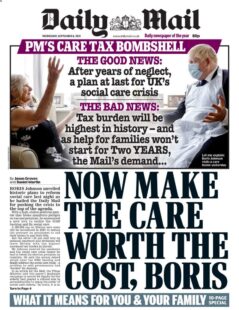 Daily Mail – ‘Make the care worth the cost’