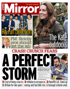 Daily Mirror – ‘Cash crunch fears, a perfect storm’
