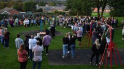 Derbyshire deaths: Hundreds attend vigil after mum, two children, and friend ‘on a sleepover’ found dead
