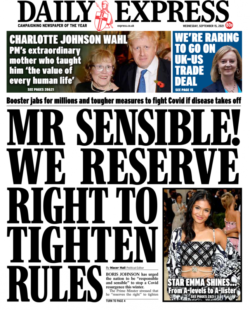 Daily Express – ‘We reserve right to tighten rules’