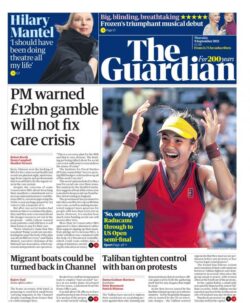 The Guardian – ‘PM warned £12bn will not fix crisis’