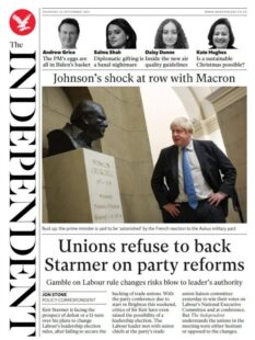 The Independent – ‘Unions refuse to back Starmer’
