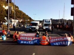 Port of Dover is blocked by Insulate Britain activists following M25 protest ban