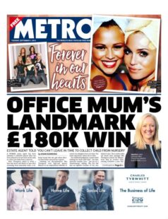 The Metro – ‘Office mum’s landmark £180K win’