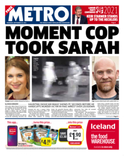 The Metro – ‘Moment cop took Sarah’