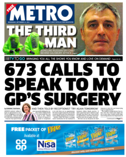 The Metro – ‘673 calls to speak to my GP surgery’