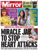 Daily Mirror - ‘Miracle jab to stop heart attacks’