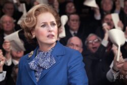Awkward moment Gillian Anderson is asked if she’s ‘spoken to Margaret Thatcher’ about playing her in The Crown