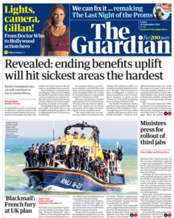 The Guardian – ‘Ending Benefits will hit sickest hardest’