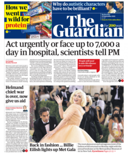 The Guardian – ‘Act quick or 7K a day in hospital’