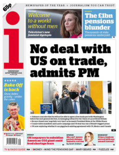 The i – ‘No deal with US on trade’