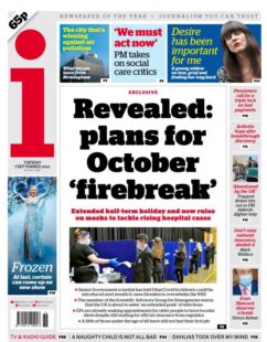 The i – ‘Revealed: plans for October ‘firebreak’