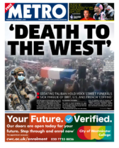 The Metro - ‘Death to the West: Taliban hold mock funerals for the West’