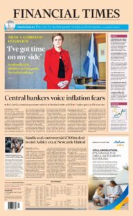 Financial Times – Friday 8th October – Bankers go bonkers on inflation