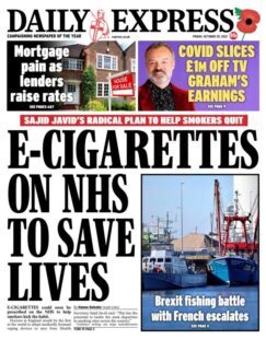 Daily Express – ‘E-Cigs to save lives’