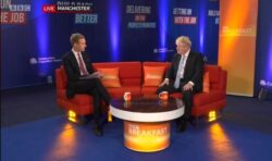 ‘Shame on you’ Dan Walker sparks uproar with Boris Johnson’s BBC Breakfast interview