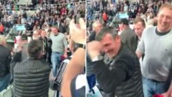 Watch heartwarming moment hero doctor is given standing ovation for saving Newcastle fan’s life after Spurs game halted