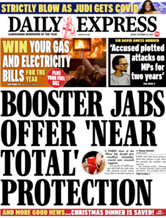Daily Express – ‘Booster jabs offer near total protection’