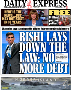 Daily Express – ‘Rishi lays down the law’