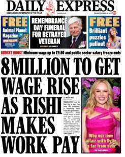 Daily Express – ‘8M to get pay rise’