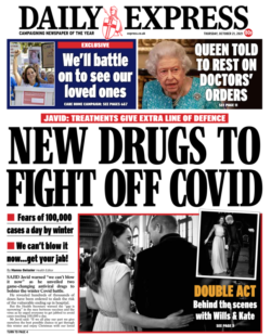 Daily Express – ‘New drugs to fight off Covid’