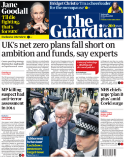 The Guardian – ‘UK net zero plans fall short’