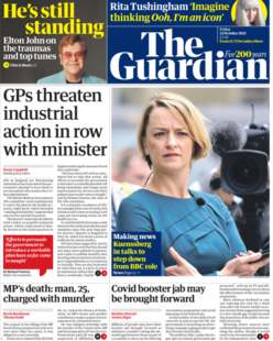The Guardian – ‘GPs threaten industrial action’