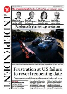 The Independent – ‘Patel unveils plan to stop protesters’