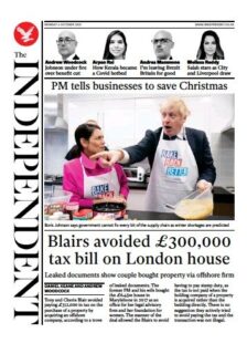 The Independent - ‘Blairs avoided £300K tax bill on London home’