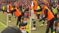 Jesse Lingard plays down altercation with Manchester United fans during Liverpool mauling