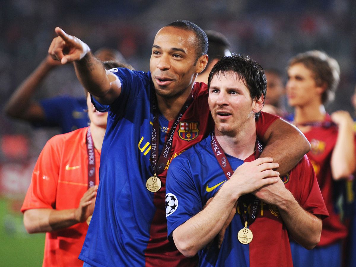 Thierry Henry insists Lionel Messi is not the best player he ever played with