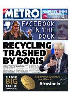 The Metro – ‘Recycling trashed by Boris’