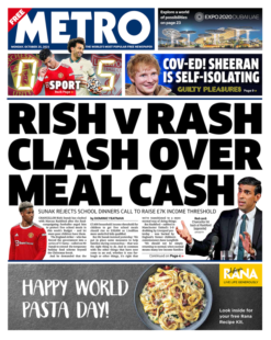 The Metro – ‘Clash over school cash’
