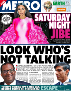 The Metro – ‘Look who’s not talking’