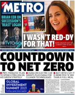 The Metro – ‘Countdown to net zero’