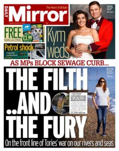 Daily Mirror – ‘MPs block sewage curb’