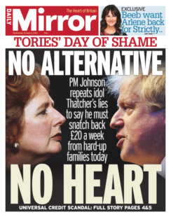 Daily Mirror - ‘No alternative, no heart’