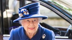 Queen uses a walking stick as she arrives at Westminster Abbey service
