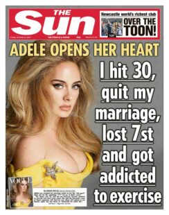 The Sun – ‘Adele opens her heart’