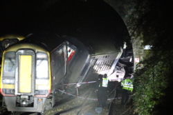 Salisbury train crash 6- Tunnel view Live on WTX News