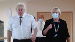 Boris Johnson had to be told THREE TIMES before finally keeping face mask on at hospital