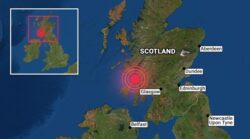 Earthquake shakes houses and wakes people in Scotland at 2am