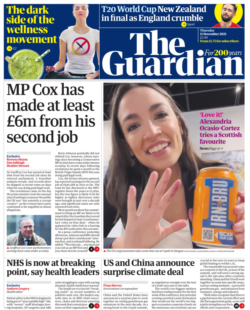 The Guardian – ‘MP Cox made at least £6m for 2nd job’