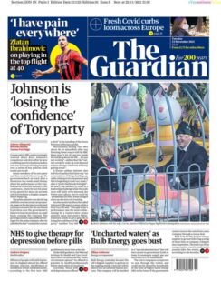 The Guardian – ‘PM losing confidence of Tory party’