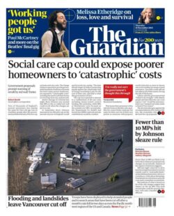 The Guardian – ‘Social care cap could expose poorer homeowners to catastrophic costs’