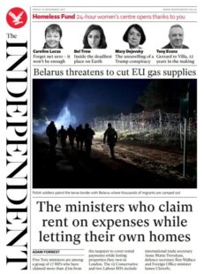 The Independent – ‘MPs claiming expenses while letting their homes’