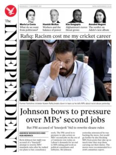The Independent – ‘PM bows to pressure over MPs second jobs’