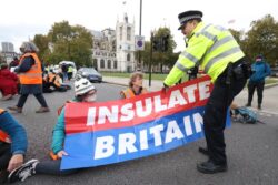 Nine Insulate Britain activists jailed for breaking court order to block M25