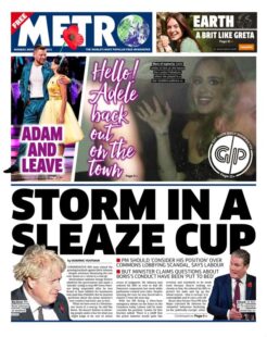 The Metro – ‘Storm in a sleaze cup’